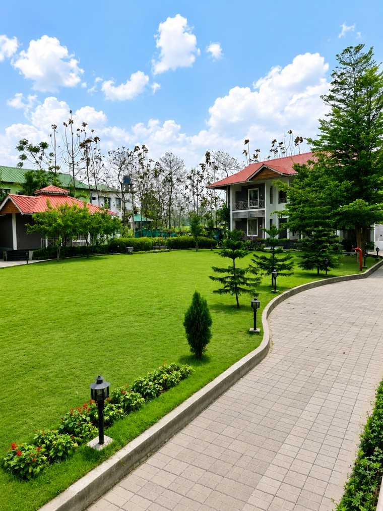 Vanbilas Resort cottages surrounded by nature in Chalsa, Dooars